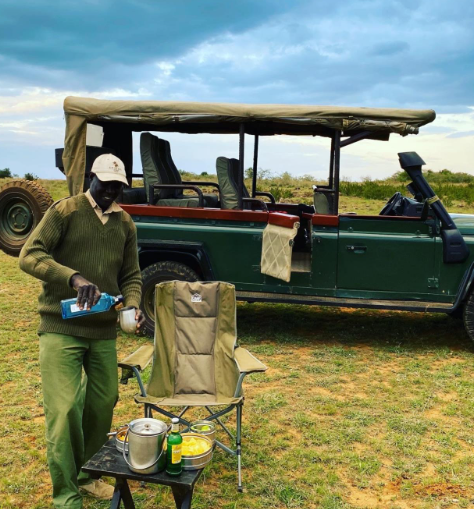 Safari camp setup